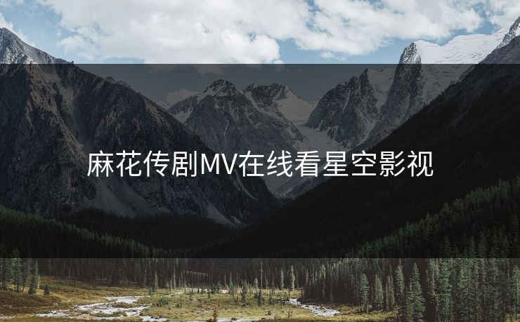 麻花传剧MV在线看星空影视